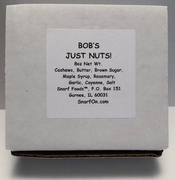 8 ounce box of glazed large cashews