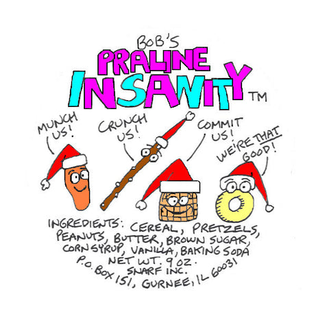 Snack Mix Gift Container - Christmas