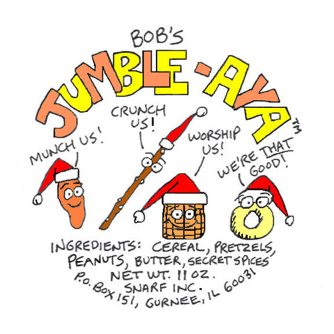 Snack Mix Gift Container - Christmas